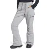 Roxy Nadia Insulated Waterproof Snow Pants In Heather Grey