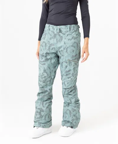 Roxy Nadia Printed Pant In Green