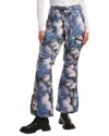Roxy Nadia Printed Snow Pant In Blue