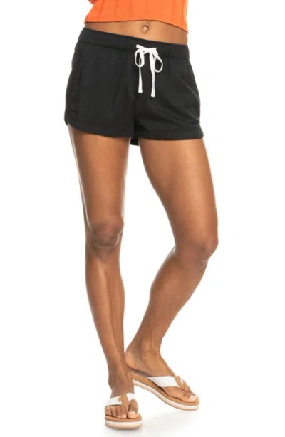 Roxy New Impossible Love Shorts In Anthracite