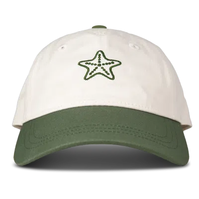 Roxy Next Level Cap In Oil Green/white