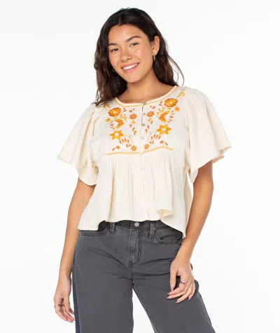 Roxy Nico Top In Neutral