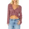 Roxy Night Sky Top In Red