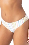 Roxy North Shore Reversible Hipster Bikini Bottoms In Multi