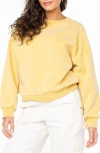 Roxy Oasis Haze Sweatshirt In Yellow