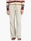 Roxy Oceanside Flared Trousers Pant In Stone In Neutral
