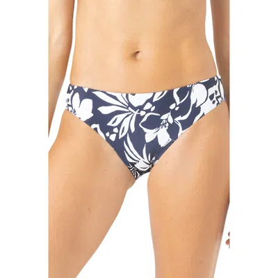 Roxy Oceanside Hipster Bikini Bottoms In Blue