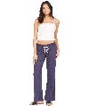 Roxy Oceanside Linen Blend Drawstring Pants In Blue