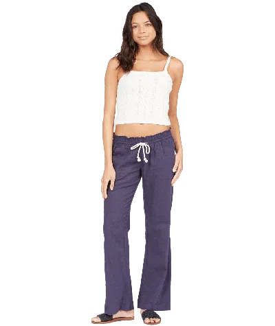 Roxy Oceanside Pant In Blue