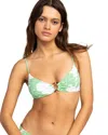 Roxy Og  Fixed Triangle Bikini Top In Multi
