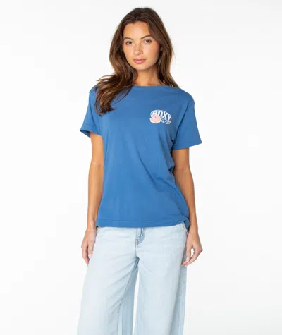 Roxy Og  Oval Boyfriend Crew In Blue