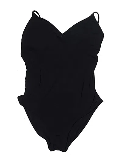 Pre-owned Roxy One Piece Swimsuit In Black