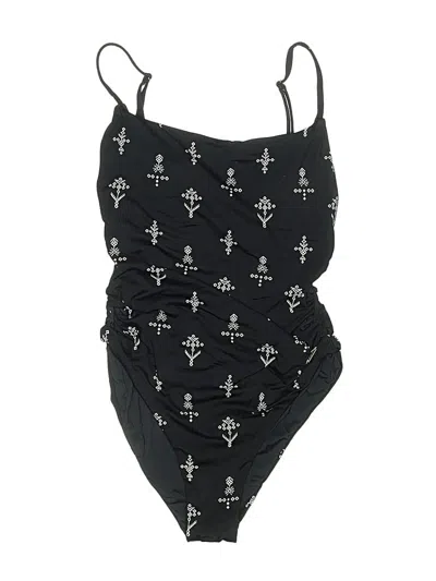 Pre-owned Roxy One Piece Swimsuit In Black