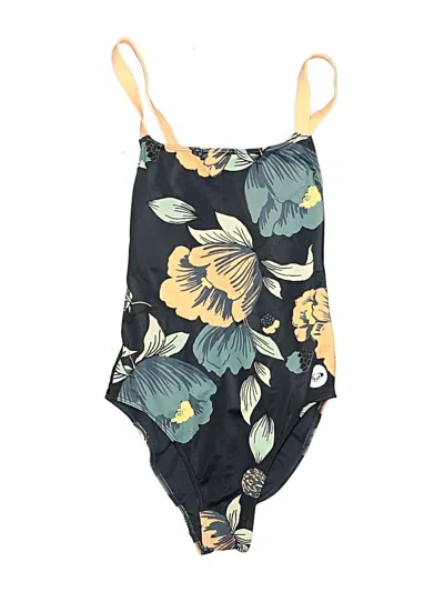 Pre-owned Roxy One Piece Swimsuit In Black