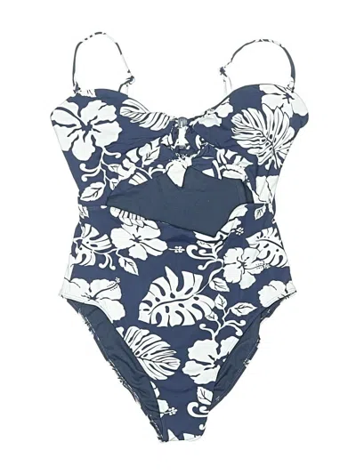 Pre-owned Roxy One Piece Swimsuit In Blue