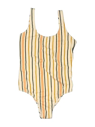 Pre-owned Roxy One Piece Swimsuit In Yellow