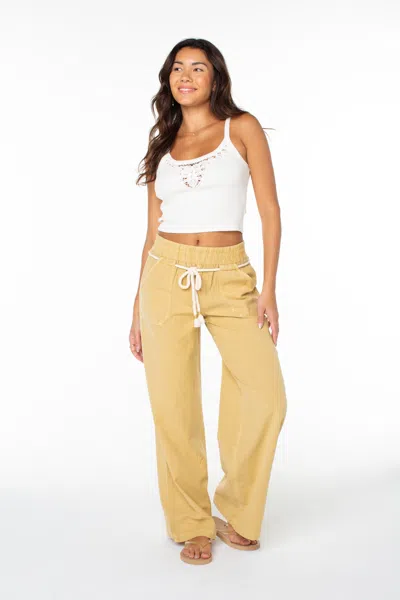 Roxy Paddle On Pant Solid Pant In Multi