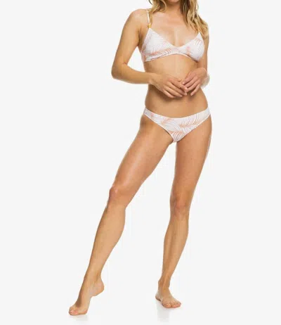 Roxy Palm Tree Dreams Bikini Top In Toast S Palm Tree