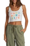 ROXY ROXY PARA PARADISE DIVE IN CROP TOP