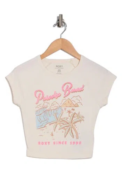 Roxy Paradise Bound Crop Graphic T-shirt
