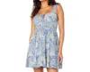 Roxy Paradise Breeze Dress In Infinity Blue Lotus In Multi