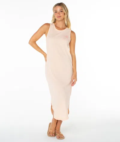 Roxy Peace Waves Wildflower Midi Dress In Pink