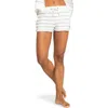 Roxy Perfect Wave Stripe Cotton Blend Shorts