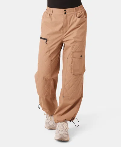 Roxy Piper Parachute Pant In Brown