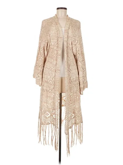 Pre-owned Roxy Poncho In Brown