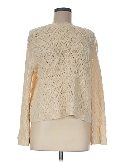 Pre-owned Roxy Poncho In Ivory