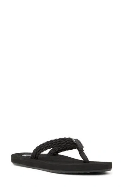 Roxy Porto Iv Flip Flop In Black