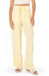 Roxy Juniors' Cotton Precious Cargo Beach Pants In Yellow