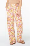 Roxy Precious Floral Cargo Pants In Multi