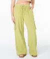 Roxy Precious Cargo Pant In Green