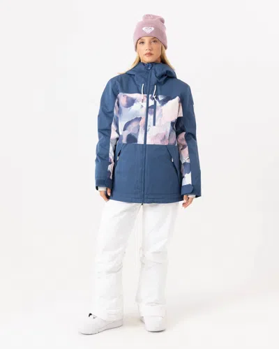 Roxy Presence Parka Jacket In Blue