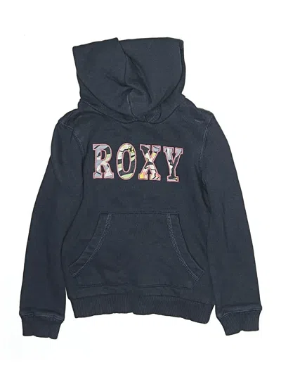Pre-owned Roxy Kids' Pullover Hoodie In Blue