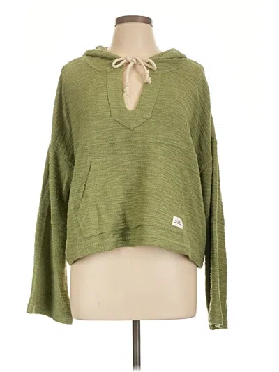 Roxy Pullover Hoodie In Green