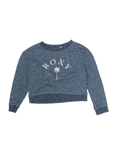 Pre-owned Roxy Kids' Pullover Sweater In Blue