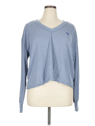 Pre-owned Roxy Pullover Sweater In Blue
