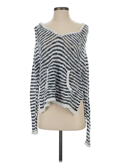Pre-owned Roxy Pullover Sweater In Blue