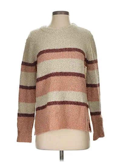 Pre-owned Roxy Pullover Sweater In Brown