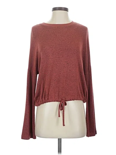 Pre-owned Roxy Pullover Sweater In Brown