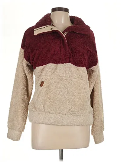 Pre-owned Roxy Pullover Sweater In Brown