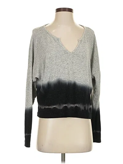 Pre-owned Roxy Pullover Sweater In Gray