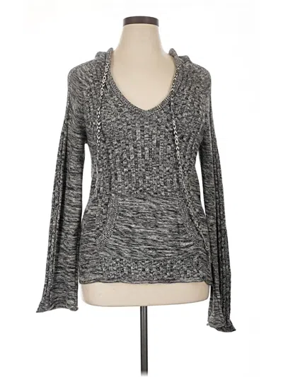 Pre-owned Roxy Pullover Sweater In Gray
