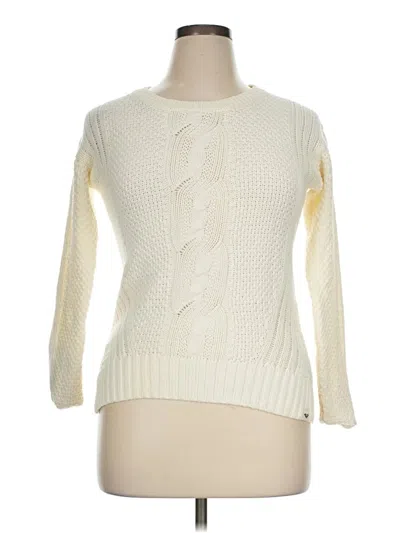 Pre-owned Roxy Pullover Sweater In Ivory
