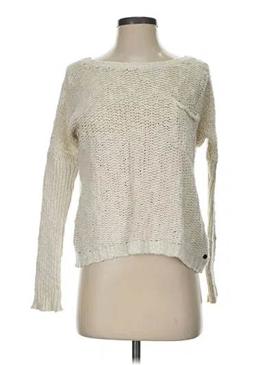 Pre-owned Roxy Pullover Sweater In Ivory