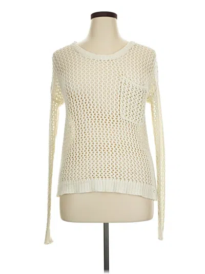Pre-owned Roxy Pullover Sweater In Ivory