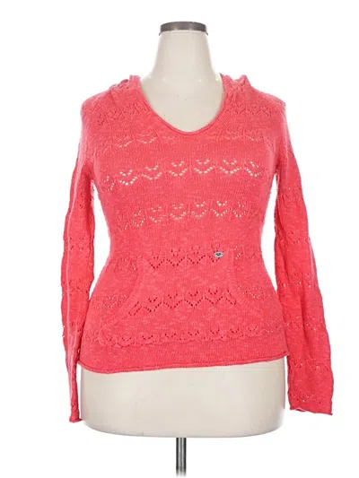 Pre-owned Roxy Pullover Sweater In Pink
