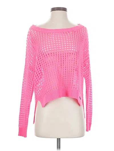Pre-owned Roxy Pullover Sweater In Pink